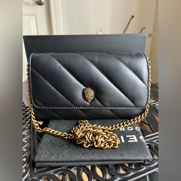Kurt Geiger Handbags - ❌SOLD❌NWT Kurt Geiger London Soho Leather Wallet On Chain